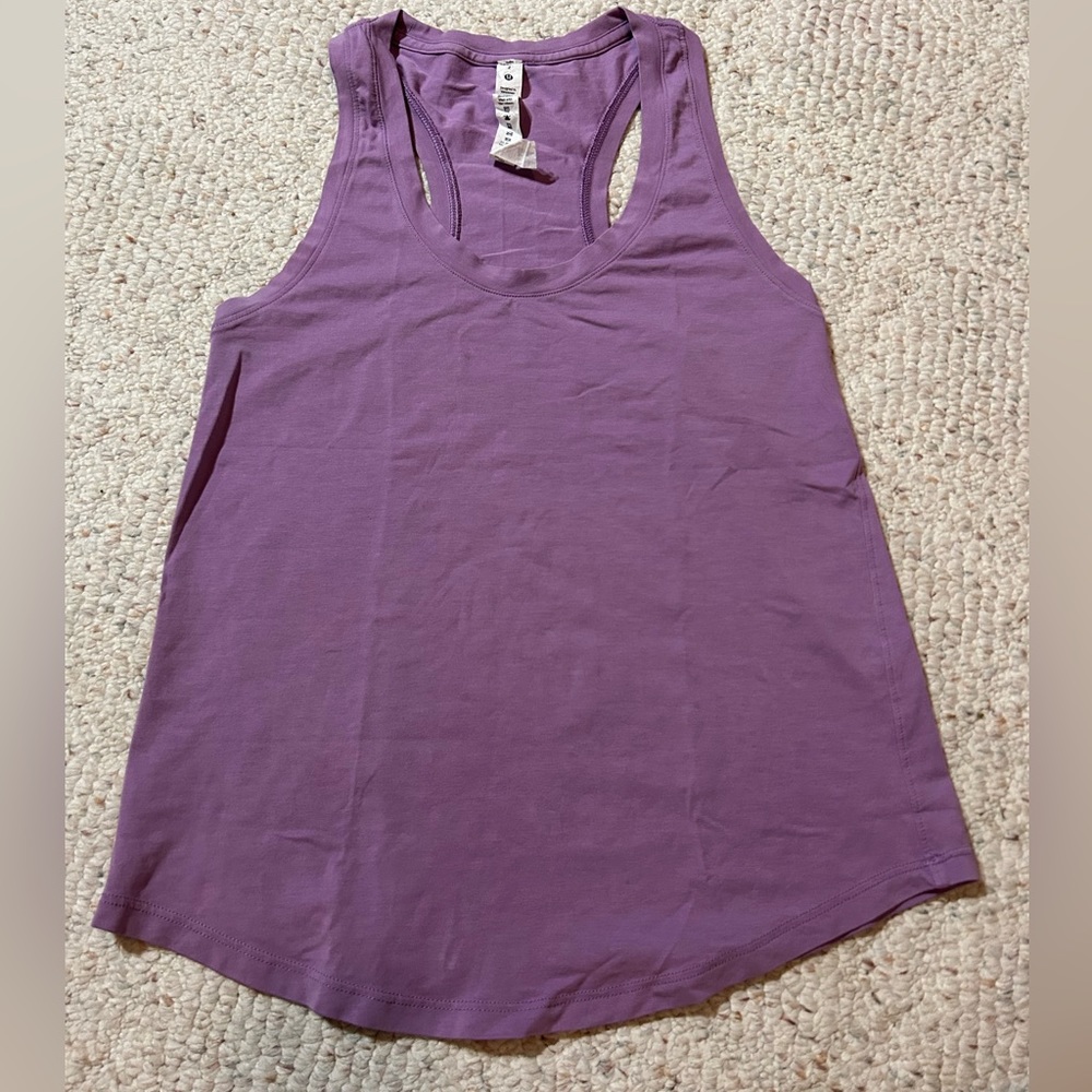 lululemon purple love tank top
